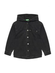United Colors Of Benetton Koszula jeansowa 5PWACQ03X Szary Regular Fit. Szare koszule dla chłopców United Colors Of Benetton, bez wzorów, z bawełny, bez kołnierzyka, bez ramiączek. Za 99.99 zł.