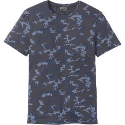 T-shirt z wypalanym wzorem Slim Fit bonprix niebieski z nadrukiem. T-shirty męskie bonprix. Za 54.99 zł.