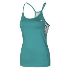 Damski tank top Ocun Artista green. Zielone koszulki sportowe damskie Ocun, l, bez wzorów, bez kołnierzyka, bez ramiączek, wspinaczkowe. Za 156.75 zł.