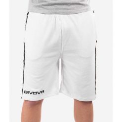 Givova Terry Band Spodenki Sportowe Białe 2XL - Oddychające i Wygodne. Białe krótkie spodenki sportowe męskie Givova, m, bez wzorów, z bawełny. Za 189.99 zł.