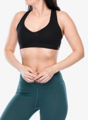 Biustonosz termoaktywny Sensor Merino DF Bra. Czarne bielizna termoaktywna damska Sensor, m, bez wzorów, z materiału, bez ramiączek. Za 131.99 zł.