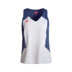 Koszulka Texas Padel – elastyczna, oddychająca i szybkoschnąca. Czerwone koszulki sportowe damskie IZAS, bez wzorów, z materiału, sportowe, bez kołnierzyka. Za 182.57 zł.