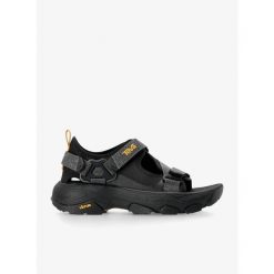 Sandały trekkingowe damskie Teva Grandview Max Sandal. Czarne obuwie sportowe damskie Teva, bez wzorów, trekkingowe. Za 382.99 zł.