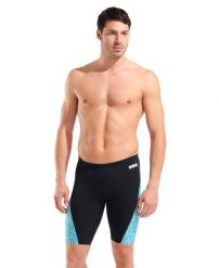Spodenki pływackie męskie Arena Allover Swim Jammer. Czarne szorty męskie Arena, m, bez wzorów. Za 199.99 zł.