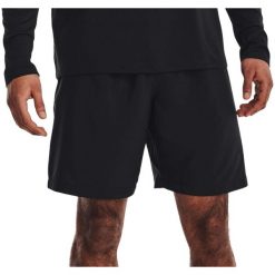 Męskie Spodenki Sportowe Under Armour 002 Woven Graphic Shorts. Czarne krótkie spodenki sportowe męskie Under Armour, m, bez wzorów, na fitness i siłownię. W wyprzedaży za 104.02 zł.