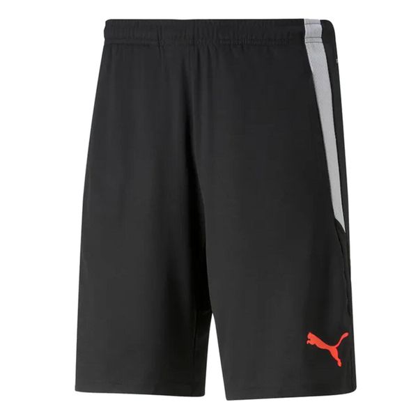 Spodenki sportowe Puma Piłkarskie. Czarne krótkie spodenki sportowe męskie Puma, s, bez wzorów, do piłki nożnej. Za 95.00 zł.