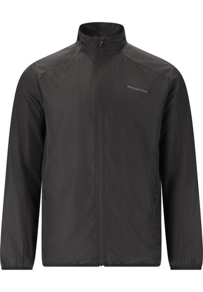 Kurtka z dresu Endurance Sylas. Czarne kurtki męskie Endurance, l, bez wzorów, z dresówki, do biegania. Za 218.00 zł.