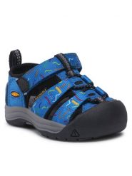 Keen Sandały Newport H2 1027150 Niebieski. Niebieskie sandały chłopięce Keen, z materiału, bez zapięcia. Za 229.99 zł.