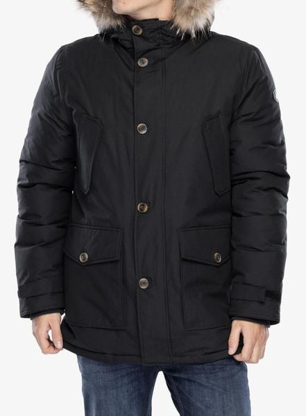 Kurtka zimowa męska Lumberjack Alaska. Czarne kurtki męskie Lumberjack, na zimę, m, bez wzorów, z bawełny, eleganckie, bez kaptura. Za 599.99 zł.