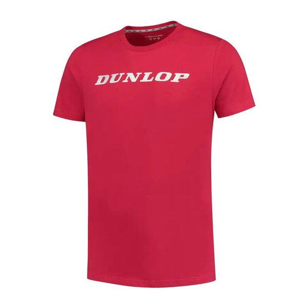 Koszulka sportowa męska Dunlop Essentials Tee. Czerwone koszulki sportowe męskie Dunlop, m, bez wzorów, bez kołnierzyka, bez ramiączek. Za 79.99 zł.