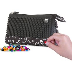 Pixie Crew Duży Piórnik, Czarny Z Literami. Portfele męskie Pixie Crew. Za 65.00 zł.