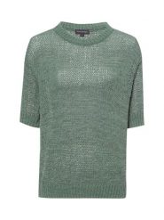 Franco Callegari Sweter z dzianiny Kobiety zielony, XXL. Zielone swetry damskie Franco Callegari, xxl, bez wzorów, z dzianiny, eleganckie, bez kołnierzyka, bez ramiączek, krótkie, bez kaptura. Za 169.95 zł.