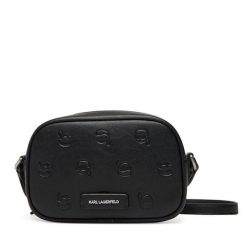 Torebka KARL LAGERFELD. Czarne torebki do ręki damskie KARL LAGERFELD, bez wzorów, bez dodatków. Za 449.99 zł.