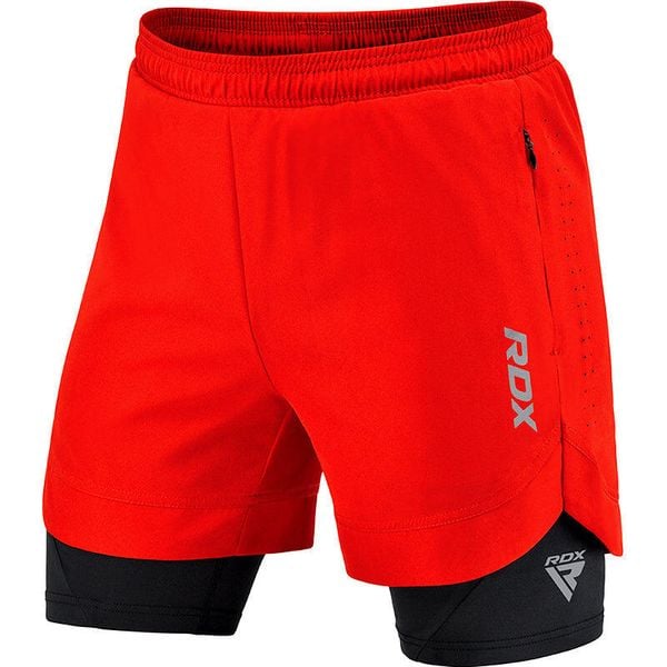 Spodenki treningowe RDX T16. Czerwone szorty męskie RDX, na lato, m, bez wzorów. Za 129.99 zł.