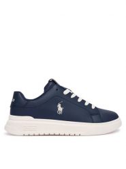 Polo Ralph Lauren Sneakersy RL03844410 Granatowy. Niebieskie buty sportowe chłopięce Polo Ralph Lauren, bez wzorów, ze skóry, bez zapięcia. Za 439.99 zł.
