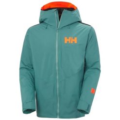 Kurtka narciarska Helly Hansen Powdreamer 2.0. Czarne kurtki snowboardowe męskie Helly Hansen, m, bez wzorów, bez kaptura, narciarskie, primaloft. Za 1,306.00 zł.