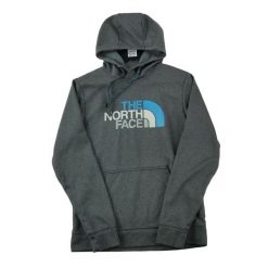 Second life - Bluza z kapturem męska The North Face szara - Jak nowy. Szare bluzy męskie The North Face, l, bez wzorów, z materiału, z kapturem, na fitness i siłownię. Za 114.98 zł.