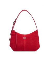 Tommy Jeans Torebka Tjw Slouchy Suede Shoulder Bag AW0AW18859 Czerwony. Czerwone torebki do ręki damskie Tommy Jeans, bez wzorów, z jeansu, bez dodatków. Za 649.99 zł.