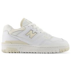 Buty New Balance BBW550BK białe. Białe obuwie sportowe damskie bez wzorów, z materiału. Za 668.70 zł.