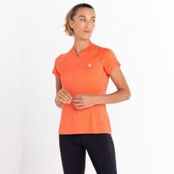 Koszulka rowerowa dla kobiet Dare 2B DWT636. Brązowe obuwie sportowe damskie Dare 2b, bez wzorów, rowerowe. W wyprzedaży za 59.99 zł.