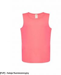 JHK - T-shirt sportowy fuksja fluorescencyjny S. Czerwone koszulki sportowe męskie JHK, m, bez wzorów, bez kołnierzyka, bez ramiączek. Za 14.78 zł.