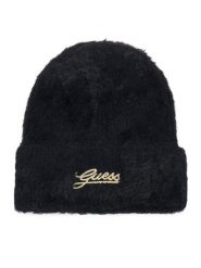 Guess Czapka AW5633 POL01 Czarny. Czarne rękawiczki damskie Guess, na zimę, z aplikacjami, z nylonu. Za 154.99 zł.