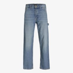 Jeans Jack & Jones Eddie Carpenter 416 niebieski denim. Niebieskie spodnie sportowe męskie Jack&Jones, bez wzorów, z denimu. W wyprzedaży za 191.80 zł.