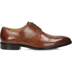 Brązowe półbuty wizytowe. Eleganckie półbuty marki Kazar. Za 449.00 zł.