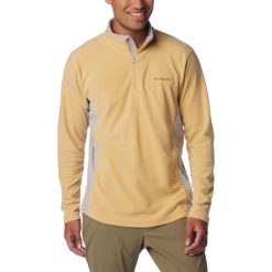 Polarowy sweter męski Columbia Klamath Range II Half Zip. Szare bluzy męskie Columbia, na zimę, m, bez wzorów, z polaru, bez kaptura. Za 149.00 zł.