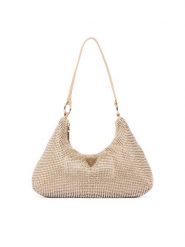 Guess Torebka Jewels HWEG22 48720 Złoty. Żółte torebki do ręki damskie Guess, z aplikacjami, z materiału, bez dodatków. Za 544.99 zł.