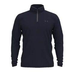 Bluza treningowa z zamkiem błyskawicznym 1/4 Under Armour Match Play. Niebieskie bluzy męskie Under Armour, m, bez wzorów, z materiału, bez kaptura, na golfa. Za 276.50 zł.
