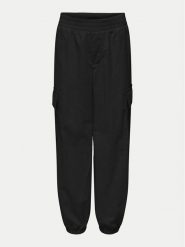 Kids ONLY Joggery Echo 15304165 Czarny Loose Fit. Czarne spodnie materiałowe dla dziewczynek Kids Only, bez wzorów, z materiału. Za 109.99 zł.