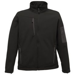 Kurtka Softshellowa Męska Membrana Trójwarstwowa. Czarne kurtki męskie Regatta, m, bez wzorów, z elastanu, bez kaptura. Za 245.99 zł.