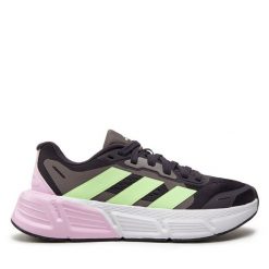 Buty do biegania adidas. Niebieskie obuwie sportowe damskie Adidas, bez wzorów, do biegania. Za 279.99 zł.