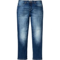Dżinsy Regular Fit Straight bonprix niebieski "used". Niebieskie jeansy męskie bonprix. Za 109.99 zł.
