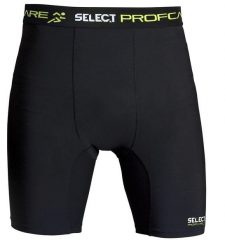 Spodenki uciskowe męskie Select Profcare 6402 czarne. Czarne szorty męskie Select, m, bez wzorów, z materiału. Za 220.99 zł.