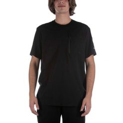 T-Shirt Champion Z Crewneck Czarny T-Shirt Dorosłych. Czarne t-shirty męskie Champion, l, bez wzorów, z bawełny, klasyczne, bez kołnierzyka. Za 180.99 zł.