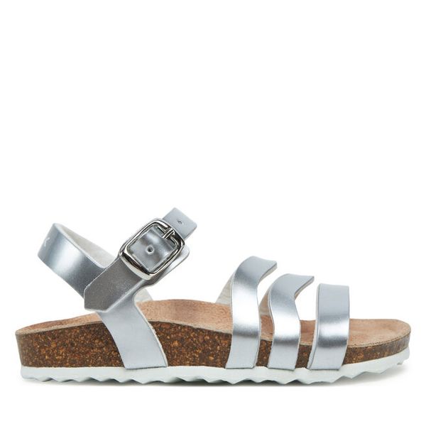 Sandały Geox. Szare sandały dziewczęce Geox, bez zapięcia. Za 199.99 zł.