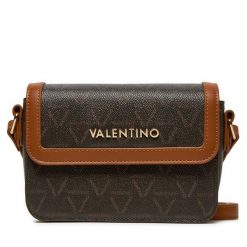 Torebka Valentino. Brązowe listonoszki damskie Valentino, bez wzorów, bez dodatków. Za 539.99 zł.