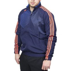 Adidas Kurtka męska PRE WOV Jacket granatowa r. M (X51002). Kurtki męskie marki Adidas. Za 129.00 zł.