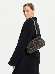 Guess Torebka Silia HWGP98 90210 Brązowy. Brązowe torebki do ręki damskie Guess, z aplikacjami, ze skóry, bez dodatków. Za 369.99 zł.