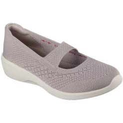 Baleriny damskie Skechers Arya Lovesome. Fioletowe baleriny damskie Skechers, bez wzorów, bez obcasa. Za 390.00 zł.