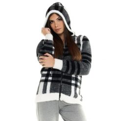 Bluza z kaptur na co dzień na siłownię. Czarne bluzy damskie LEONE 1947 APPAREL, bez wzorów, z poliesteru, bez kaptura, na fitness i siłownię. Za 218.92 zł.