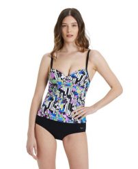Strój kąpielowy damski Arena Tankini Carolina. Brązowe kostiumy jednoczęściowe damskie Arena, s, bez wzorów, z bawełny, biznesowe, do biegania. Za 171.98 zł.