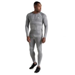 Legginsy Męskie In The Zone III. Szare legginsy sportowe męskie Dare 2b, l, bez wzorów, z dzianiny, na fitness i siłownię. Za 106.99 zł.
