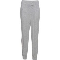 Spodnie sportowe bonprix jasnoszary melanż. Szare spodnie dresowe damskie bonprix, melanż. Za 79.99 zł.