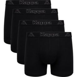Bokserki dla mężczyzn Kappa 710947 4-pak. Czarne bokserki męskie Kappa, m, bez wzorów, z bawełny. W wyprzedaży za 69.99 zł.