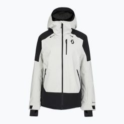 Kurtka narciarska damska SCOTT Ultimate GTX. Brązowe kurtki damskie Scott, na zimę, l, bez wzorów, z gore-texu, bez kaptura. Za 1,399.00 zł.