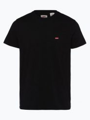 Levi's T-shirt Mężczyźni Dżersej czarny, S. Czarne t-shirty męskie Levi's, m, z aplikacjami, z dżerseju, bez kołnierzyka. Za 129.95 zł.