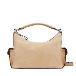 Torebka LAUREN RALPH LAUREN. Brązowe torebki do ręki damskie Lauren Ralph Lauren, bez wzorów, klasyczne, bez dodatków. Za 1,699.00 zł.